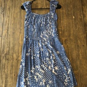 Ocean Drive’s Short Blue Flower Dress Size M